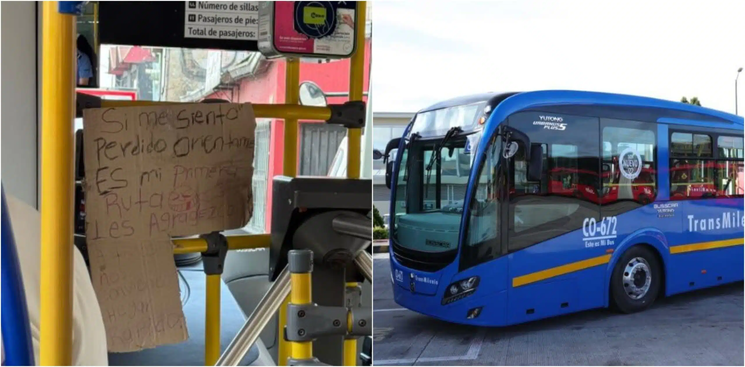 Conductor de bus dejó tierno mensaje a pasajeros durante su primer día de trabajo