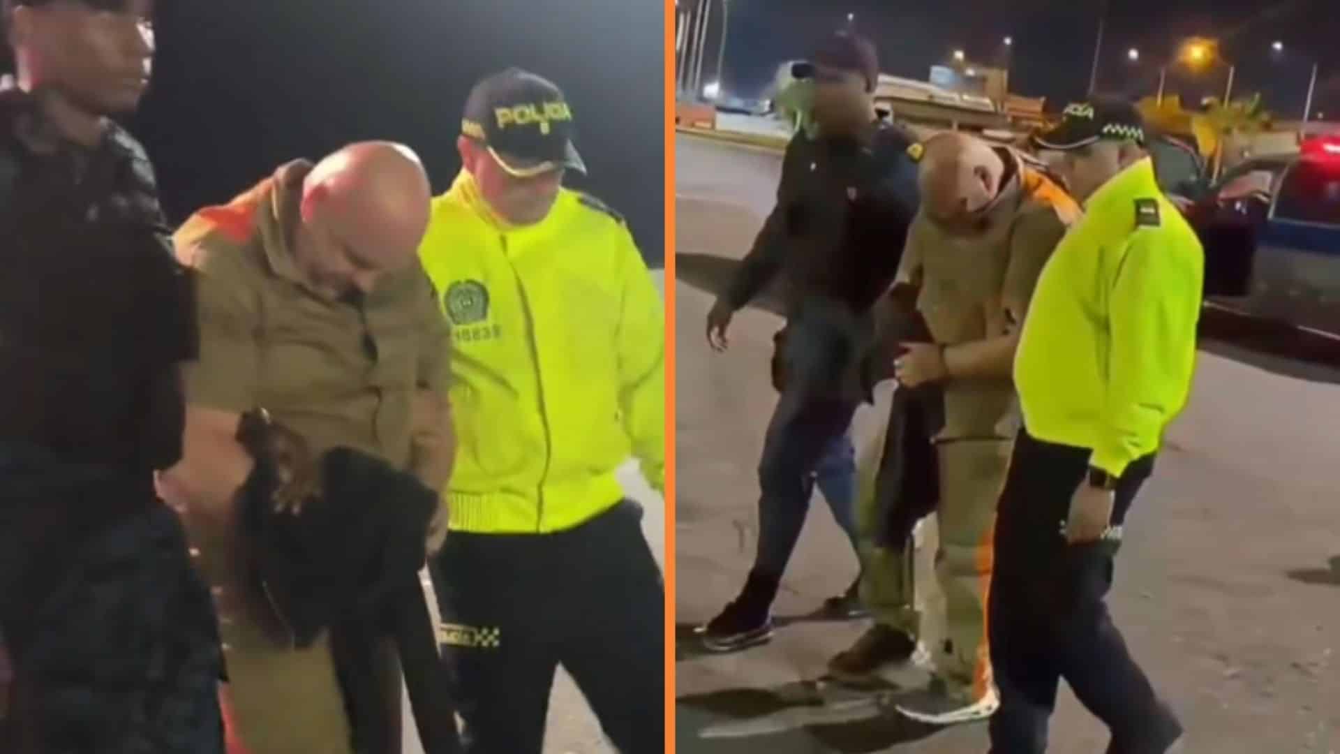 Esposado y en traje naranja así fue el traslado de Miguel Quintero a la cárcel de máxima seguridad de Cómbita