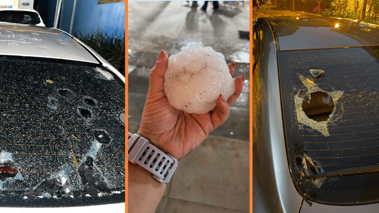 Granizo del tamaño de pelotas de tenis causa destrozos y apagones en Paraguay