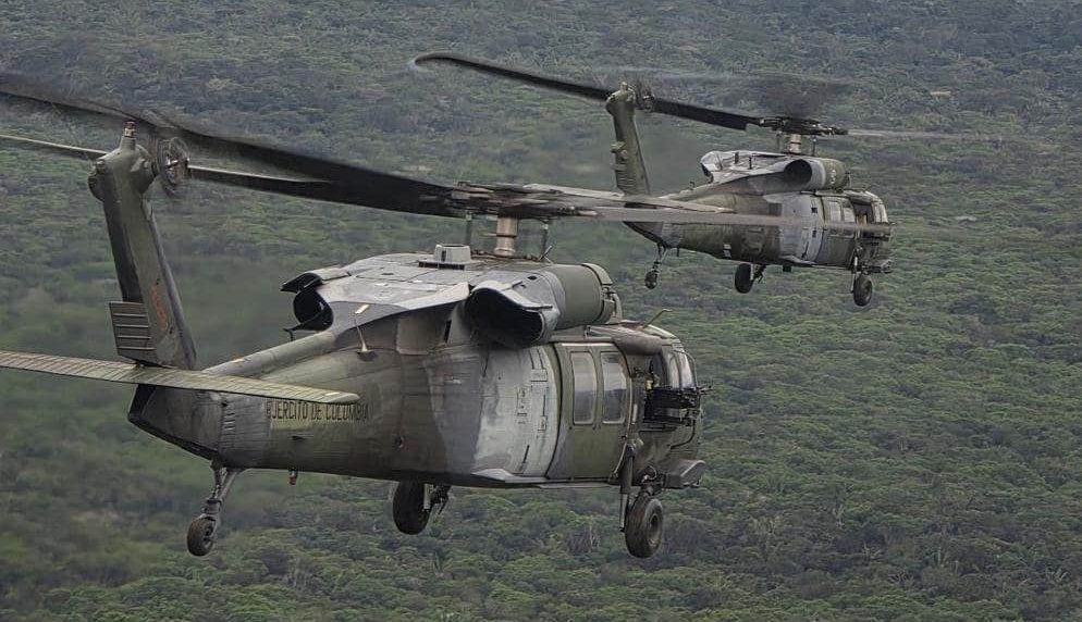 Helicóptero de la Fuerza Aérea se accidentó con varios pasajeros a bordo