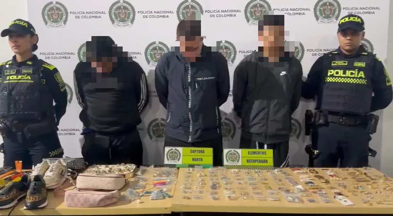 Hombres que habrían hurtado más de $11 millones en joyas en Envigado cayeron en Belén