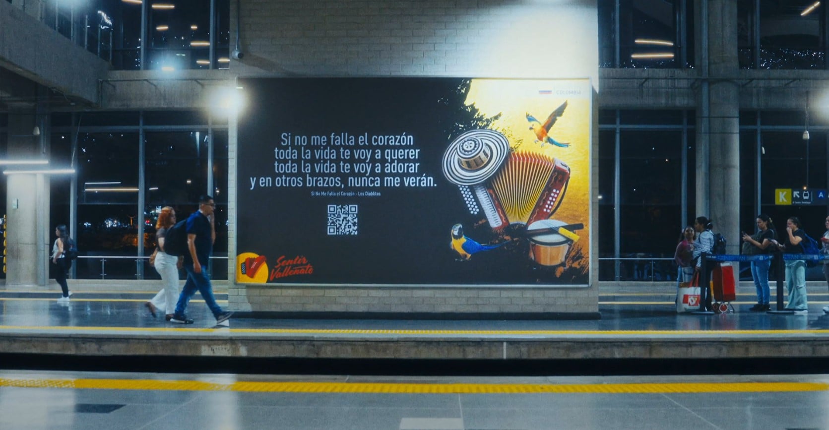 La insólita razón que tiene sonando vallenatos en diferentes estaciones del metro de Medellín
