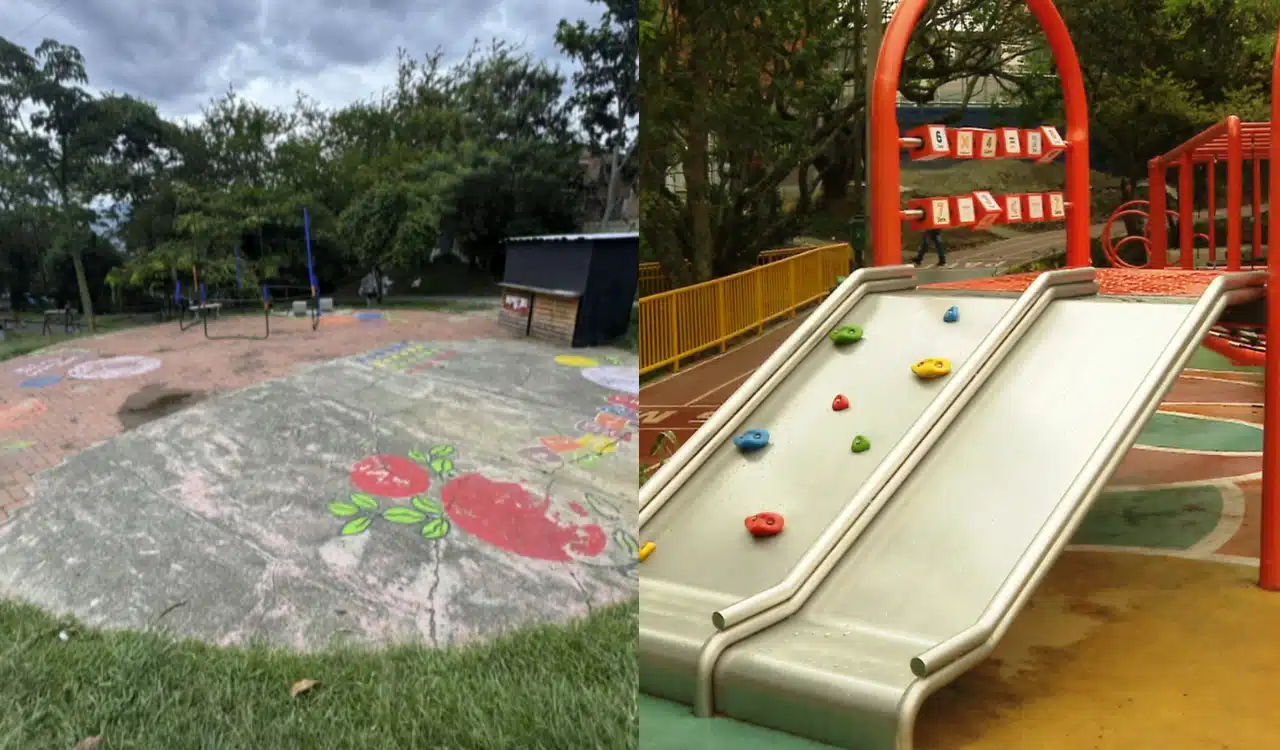 Antes y después: el parque La Batea, en Robledo, luce una nueva cara tras su renovación