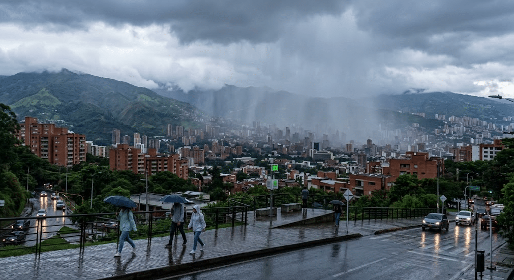 Pronóstico del clima en Medellín para hoy 20 de octubre