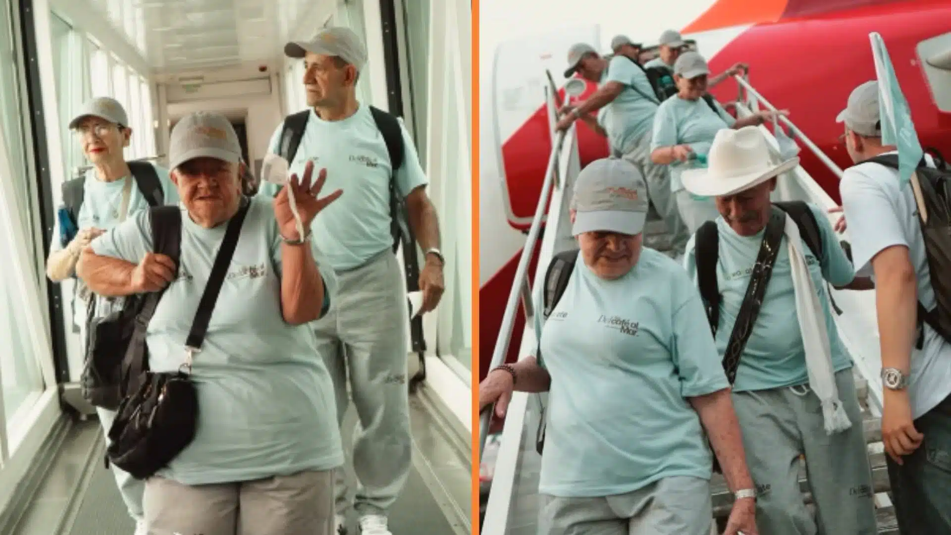 ¡Qué belleza! 40 adultos mayores de Caldas cumplen el sueño de conocer el mar por primera vez