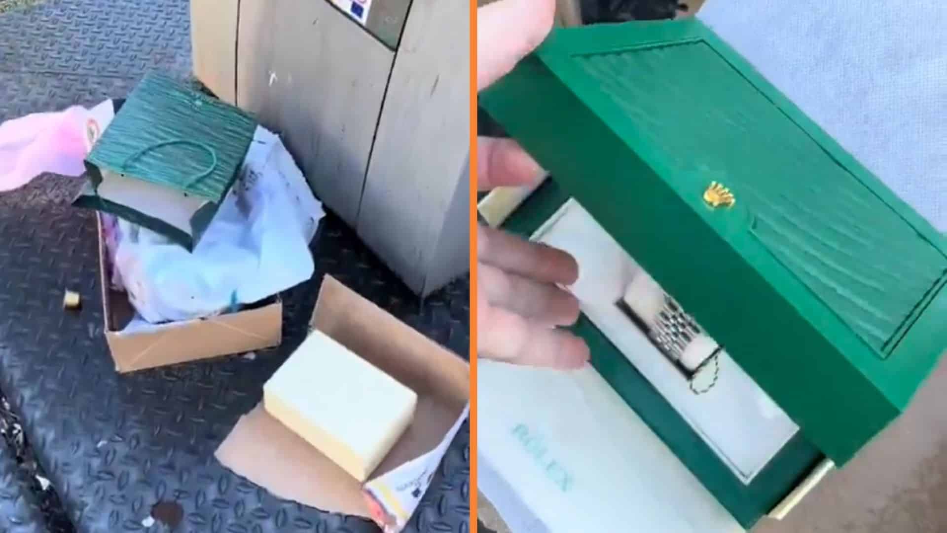 Se encontró un Rolex de miles de dólares abandonado en plena calle tras las protestas en Francia