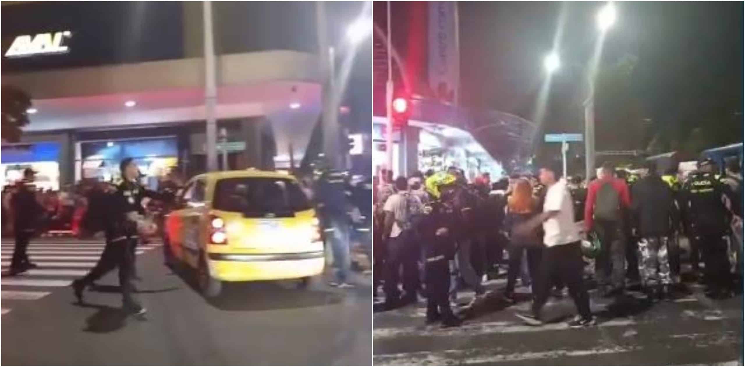 Tiroteo en el centro de Medellín luego de que un policía le pidiera una requisa a un hombre