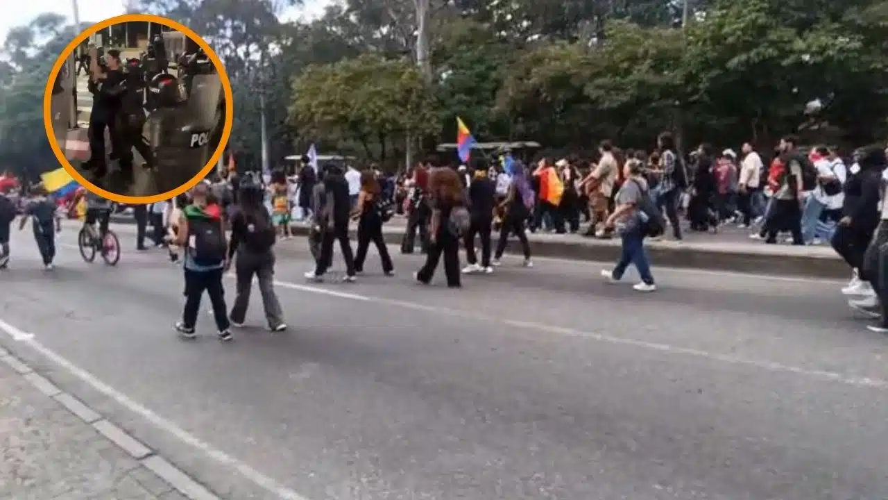 Una persona capturada y otra más conducida por vandalismo, balance de las marchas en Medellín