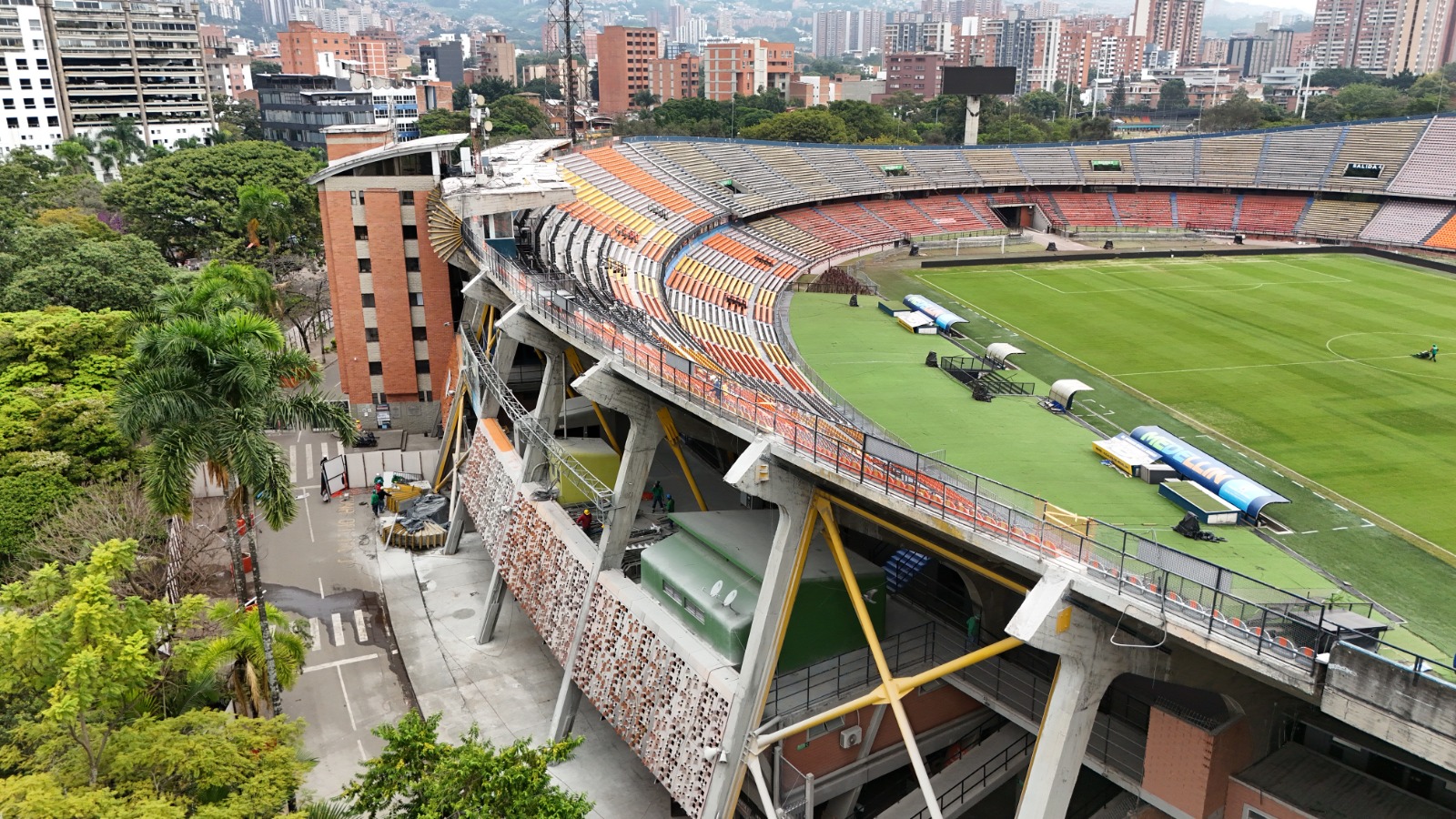 Así avanza la remodelación del estadio Atanasio Girardot