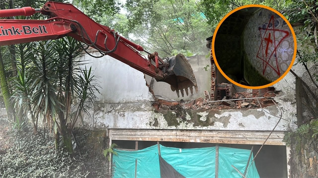 Demolición de propiedad de Pablo Escobar en Medellín