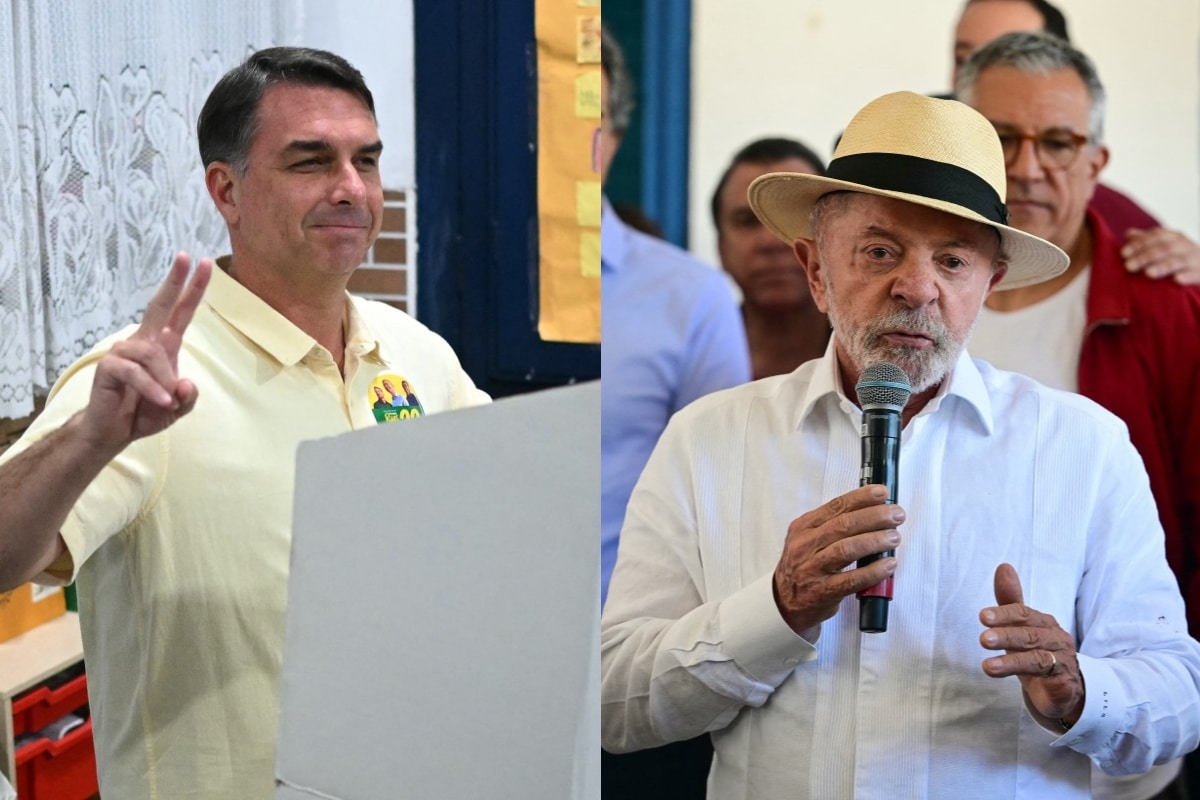 Brasil irá a segunda vuelta, con Flávio Bolsonaro delante de Lula da Silva