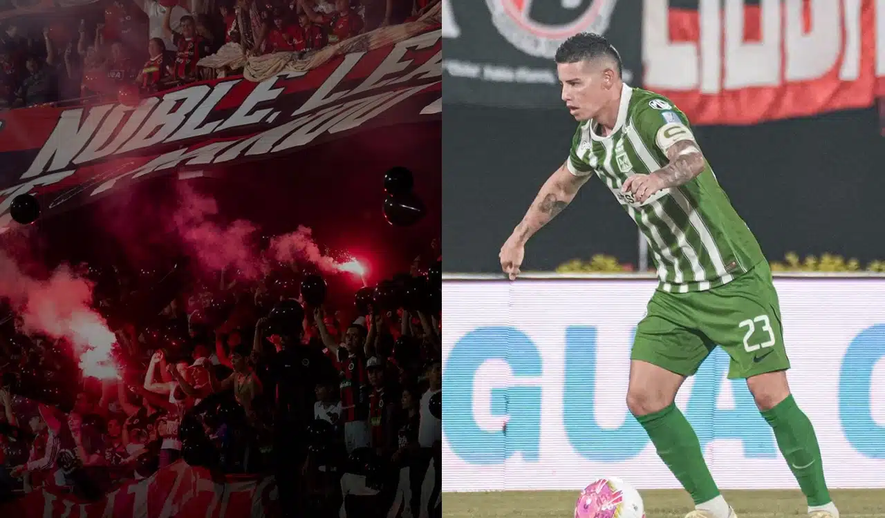 Nacional cayó ante Cúcuta en una noche de fiesta y polémica por los objetos lanzados a James
