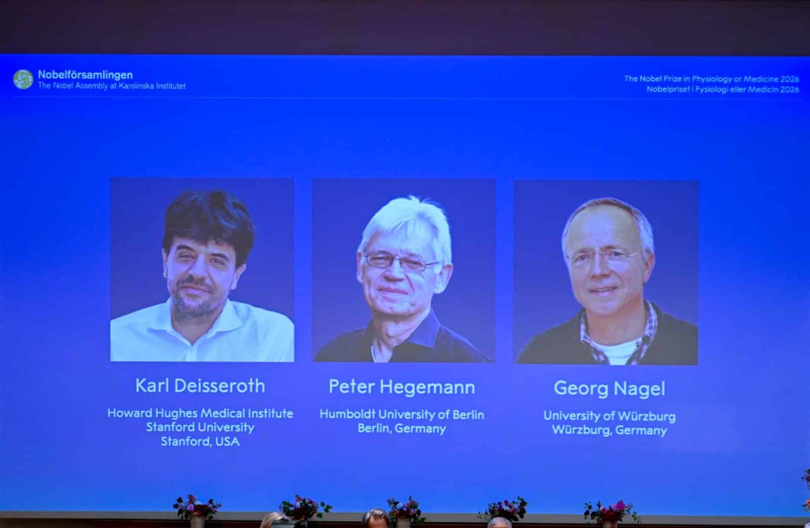 El Nobel de Medicina 2026 premia a científico estadounidense y dos alemanes por avances en optogenética