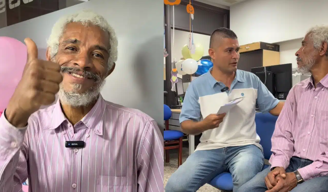 Don José Luis y su perrita Luna fueron recibidos por Transoriente tras polémica por rechazo en un bus