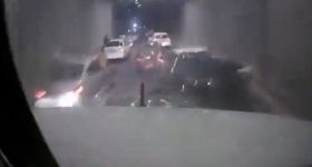 Accidente camión túnel Jordania